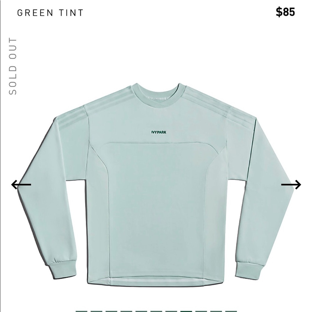 Ivy Park - Green Tint long sleeve crewneck